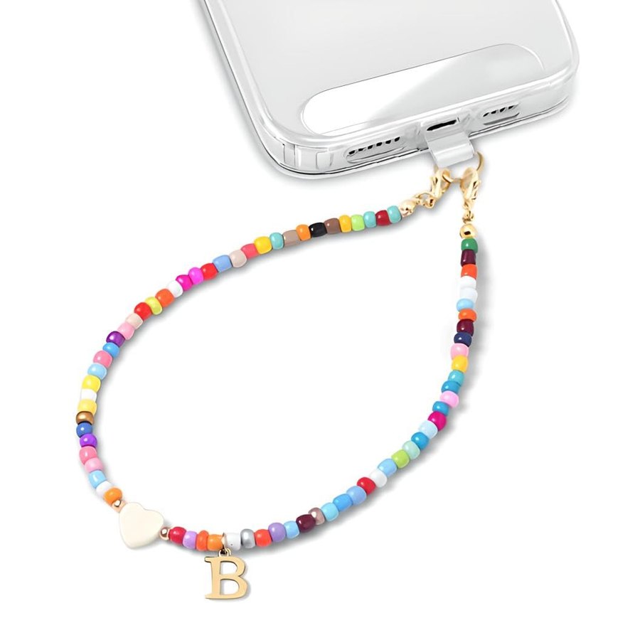 Initial Phone Charm, B
