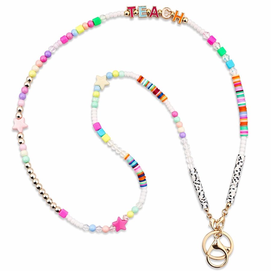 Teach, Nurse & Smile Word Lanyard, Teach